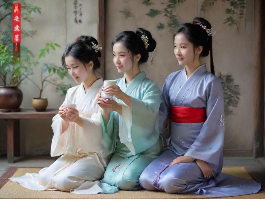 广州隐藏茶社一角，透露着一丝神秘感