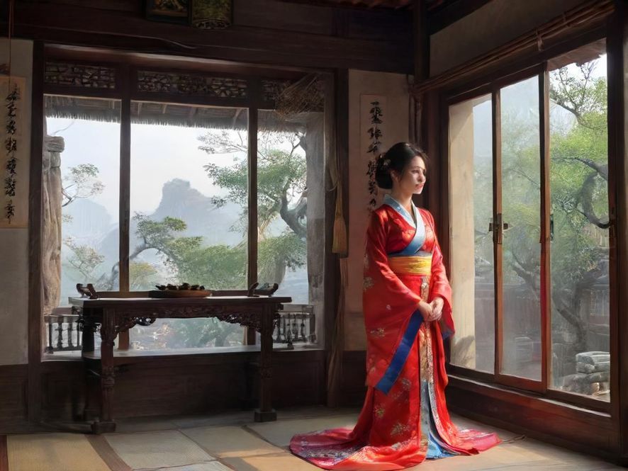 一个布置温馨、光线柔和的房间一角