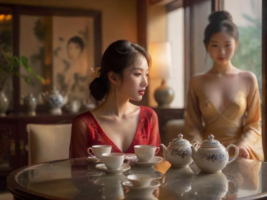 深圳沙井私密休闲空间的茶具