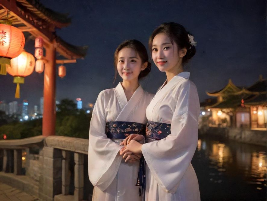 夜色中的城市，霓虹闪烁，隐藏着各种休闲娱乐场所