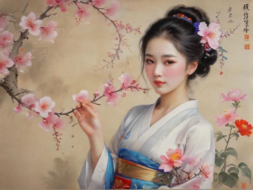 一群年轻女性围坐在一起，在花社区老师的悉心指导下，欢声笑语地制作着精美甜点，厨房教室环境明亮，气氛温馨。