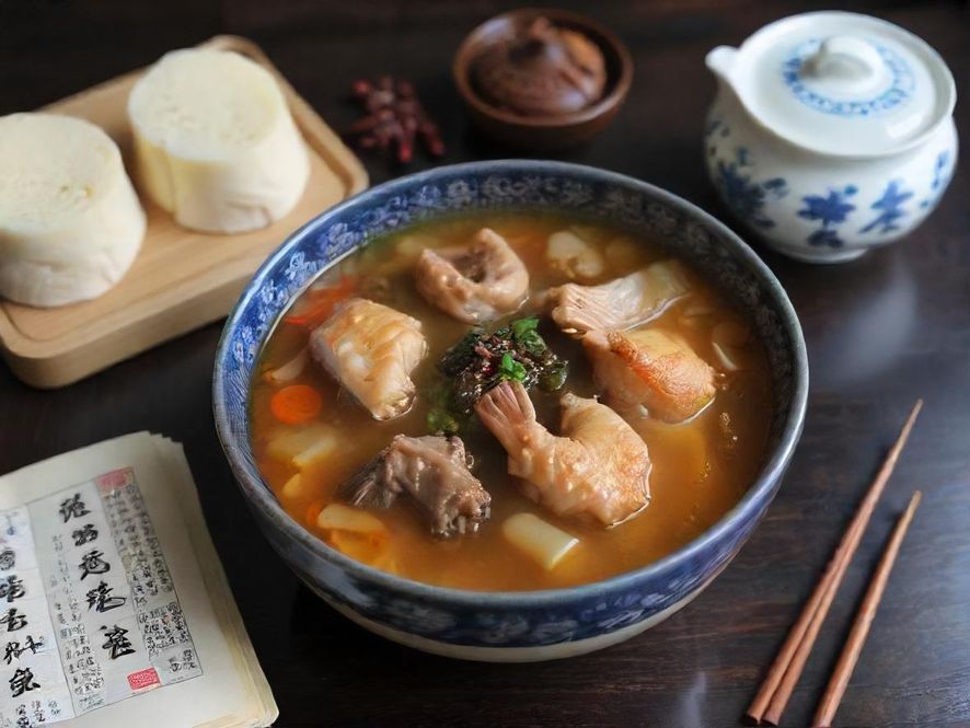 一群年轻人在东莞街头享受美食，气氛轻松愉悦