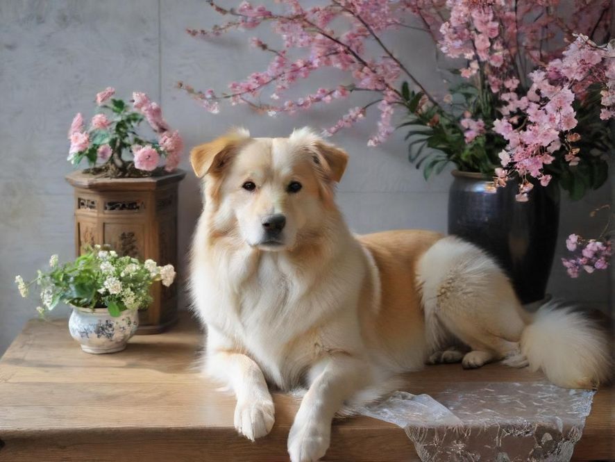 一个充满奇幻色彩的秘密花园，各种鲜花绽放，光影交错，仿佛置身于梦境之中，远处隐约可见古朴的建筑，充满探索的魅力。